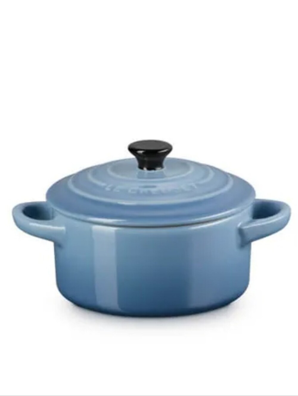 Le Creuset Stoneware Petite Round Mini Cocotte- Marine